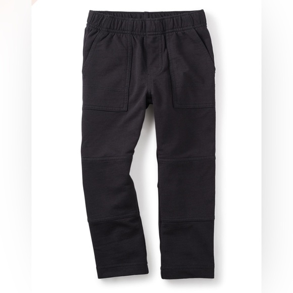 Tea Collection Other - NWT Tea Collection Boys Playwear Pants Jet Black French Terry Cotton - Size 2T